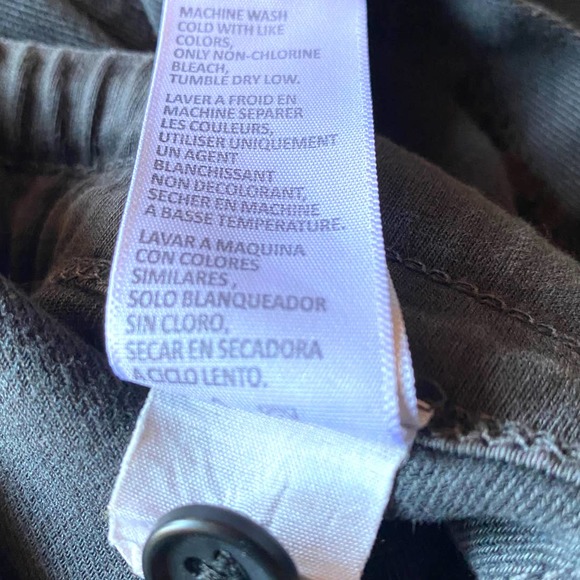 James Perse Dark Gray Fitted Jogger Pant Modal Trouser Drawstring Pockets size 0 - Picture 9 of 9